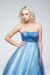 Strapless Mesh Puffy Formal Prom Gown with Beaded Waist in alternative picture
